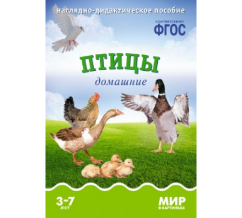 Мир в картинках.Птицы домашние. Наглядно-дидактическое пособие в папке Мир в картинках.Птицы домашние. Наглядно-дидактическое пособие в папке