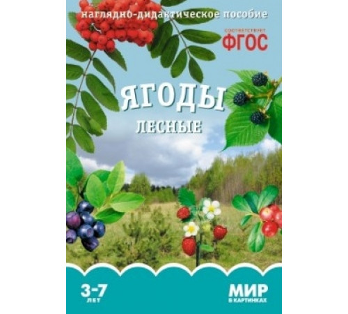 Мир в картинках.Ягоды лесные. Мир в картинках.Ягоды лесные.