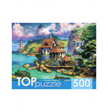 TOPpuzzle. ПАЗЛЫ 500 элементов. ХТП500-6822 Прибрежный домик
