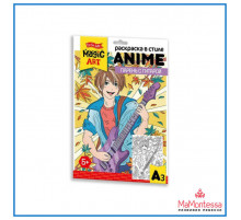 Раскраска в стиле ANIME 