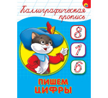 КАЛЛИГРАФИЧЕСКАЯ ПРОПИСЬ А5. ПИШЕМ ЦИФРЫ