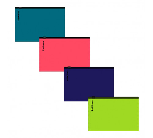 Zip-пакет пластиковый ErichKrause Soft Reef, C6, непрозрачный, ассорти (в пакете по 12 шт.)