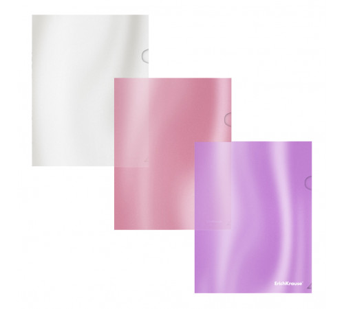 Папка-уголок пластиковая ErichKrause® Glossy Candy, A5+, полупрозрачный, ассорти (в пакете по 12 шт.) 54884 Папка-уголок пластиковая ErichKrause® Glossy Candy, A5+, полупрозрачный, ассорти (в пакете по 12 шт.) 54884