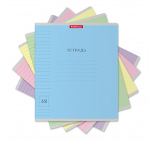 Тетрадь общая ученическая ErichKrause® Классика Visio, 48 листов, линейка_MIX-PACK 56313