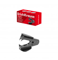 Антистеплер с фиксатором ErichKrause EasyPull Classic, черный (в коробке по 1 шт.)