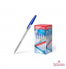 Ручка шариковая ErichKrause R-301 Stick Classic 1.0, цвет чернил синий (в коробке по 50 шт.)43184