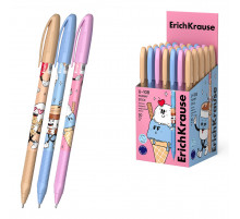 Ручка шариковая ErichKrause U-108 Stick Yummy 1.0, Ultra Glide Technology, цвет чернил синий (в коробке по 50 шт.)