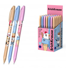 Ручка шариковая ErichKrause U-108 Stick Yummy 1.0, Ultra Glide Technology, цвет чернил синий (в коробке по 50 шт.)