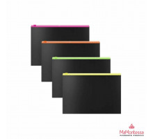 Zip-пакет пластиковый ErichKrause Matt Accent, B5, непрозрачный, ассорти  54954