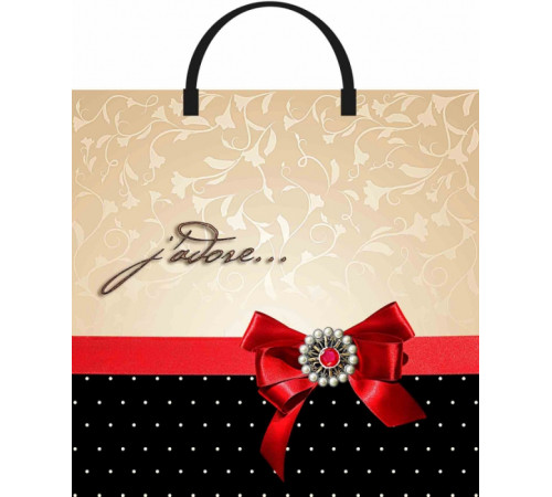 Пакет Пластиковая ручка Сум/пл/руч Жадор 36*37=100мкм ВД (10/100)№16