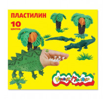 Пластилин Каляка-Маляка 10 цв. 150 г со стеком (3+)