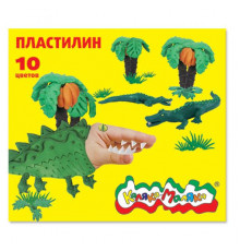 Пластилин Каляка-Маляка 10 цв. 150 г со стеком (3+)