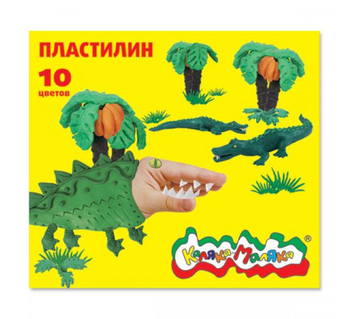 Пластилин Каляка-Маляка 10 цв. 150 г со стеком (3+) Пластилин Каляка-Маляка 10 цв. 150 г со стеком (3+)