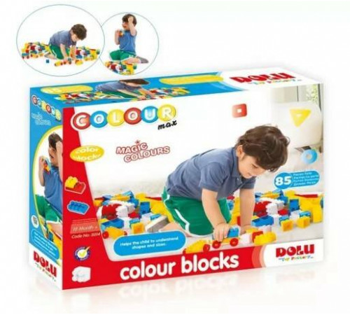 Конструктор Color Blocks 85 деталей 5014