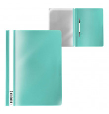Папка-скоросшиватель пластиковая ErichKrause Diagonal Pastel Mint, A4, мятный (в пакете по 20 шт.) 53511