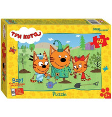 Мозаика -puzzle- 60 -Три кота (new 3)- (АО -СТС-) 81247