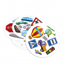 Карточная игра. Найди-схвати. Транспорт. 57 карточек. Издательство: ГЕОДОМ