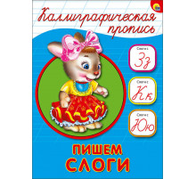 КАЛЛИГРАФИЧЕСКАЯ ПРОПИСЬ А5. ПИШЕМ СЛОГИ