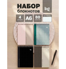 Блокнот А6 80л. на гребне BG 