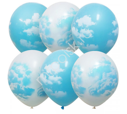 П.Воздушные шары Небо Облака