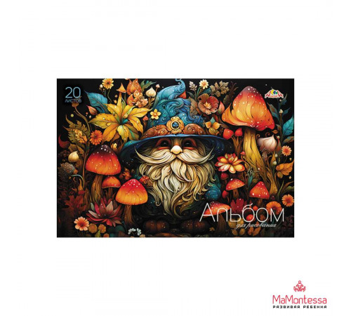 Альбом 20л. цв.мелов.карт.обл. 