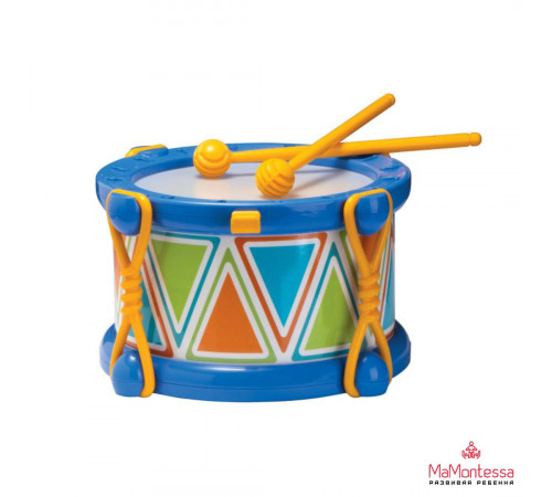 Игрушка музыкальная барабан с палочками, на ленте, 15 × 15 × 7 см 255983 Игрушка музыкальная барабан с палочками, на ленте, 15 × 15 × 7 см 255983