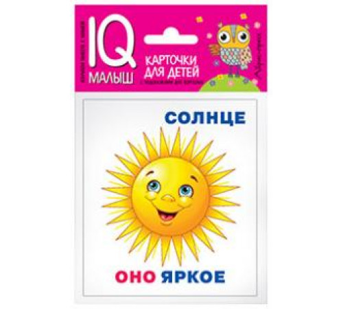 Умный малыш. Он, она, они, оно.  Набор карточек для детей.