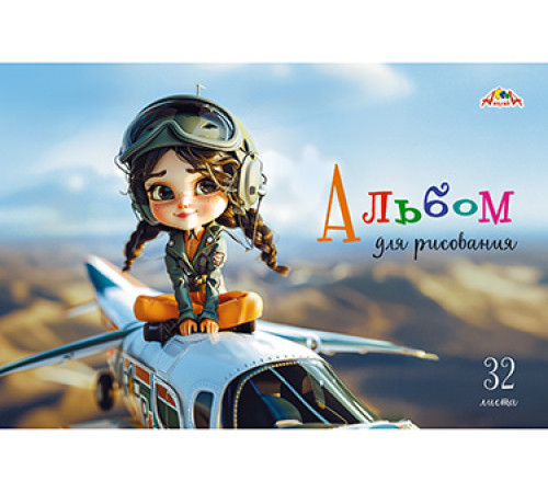 Альбом 32л. цв.мел.карт.обл.