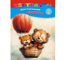 Цветная бумага двухсторонняя А4 16л.,16цв.  