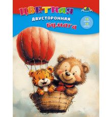 Цветная бумага двухсторонняя А4 16л.,16цв.  