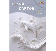 Картон белый А4, 10л. 