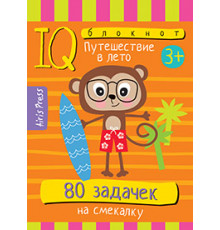 Умный блокнот. 80 задачек на смекалку. Путешествие в лето 3+