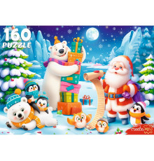 Пр.п.ПАЗЛЫ 160 элементов. ПРАЗДНИЧНАЯ СУЕТА  (арт.П160-7607)