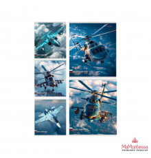 Тетрадь КЛЕТКА 48л. БОЕВАЯ АВИАЦИЯ (48-8022) цветная мелованная обложка