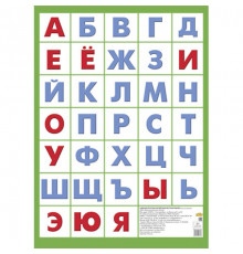 Плакат. Азбука русская без картинок.