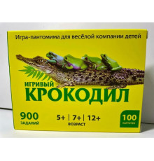 Настольная игра-пантомима. Игривый крокодил.