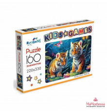 Kids Games. Пазл. 160 Эл. Тигрята. 08558