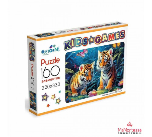 Kids Games. Пазл. 160 Эл. Тигрята. 08558 Kids Games. Пазл. 160 Эл. Тигрята. 08558