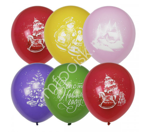 П.Воздушные шары С Новым годом