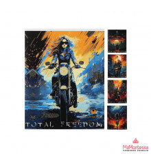 Тетрадь 48 л. кл., блестки, по сериям  