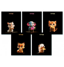 Тетрадь 48 л. кл. по сериям, выб. УФлак 