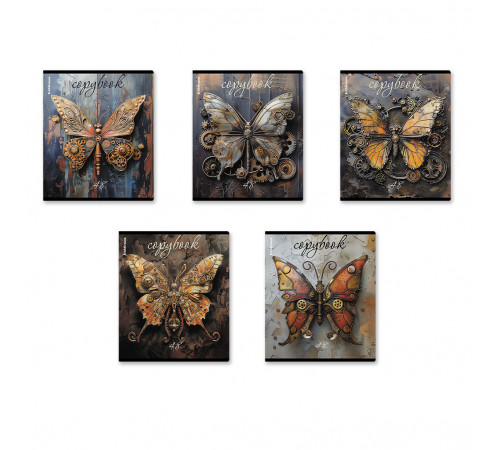 Тетрадь общая ученическая ErichKrause Iron Wings, 48 листов, клетка, металлизированная ламинация+твин-лак_MIX-PACK