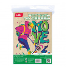 Роспись по дереву. Картина. Уличный стиль