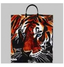 Пакет полиэтиленовый с пластиковой ручкой Тигр 38х44  НФ-00000783