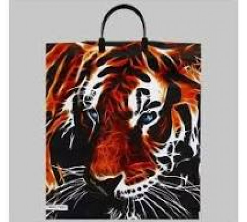 Пакет полиэтиленовый с пластиковой ручкой Тигр 38х44  НФ-00000783