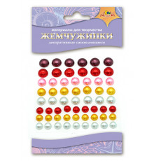 Материалы д/тв. ЖЕМЧУЖИНКИ самоклеящиеся Ассорти 3 С3738-03