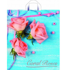 ТК.Пакет 420x380x0,037 Коралловые розы-пакет петл