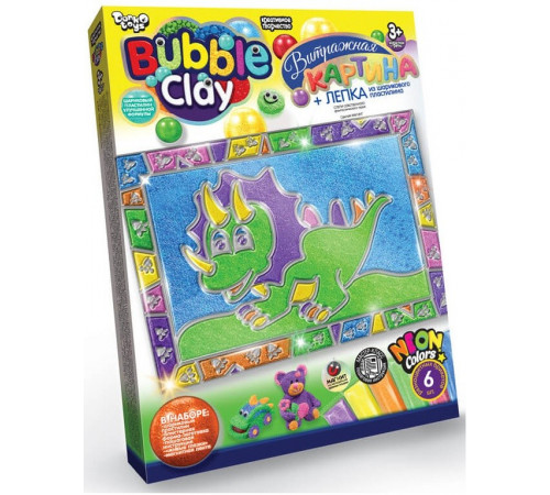 Набор креативного творчества «Витражная картина» серии «BUBBLE CLAY»