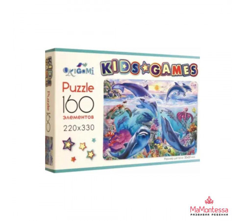Kids Games. Пазл. 160 Эл. Дельфины. 07863