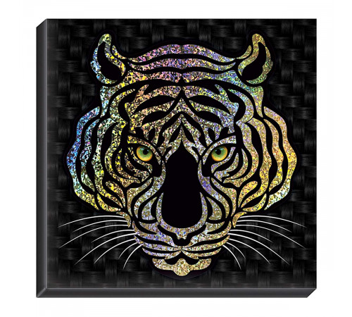 Набор для изготовления картины Сильвер-арт. Тигр АС 40-381